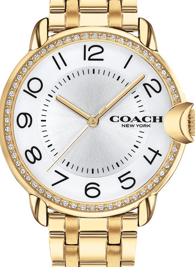COACH Women's Arden  Silver White Dial Watch - 14503810  - Image 5