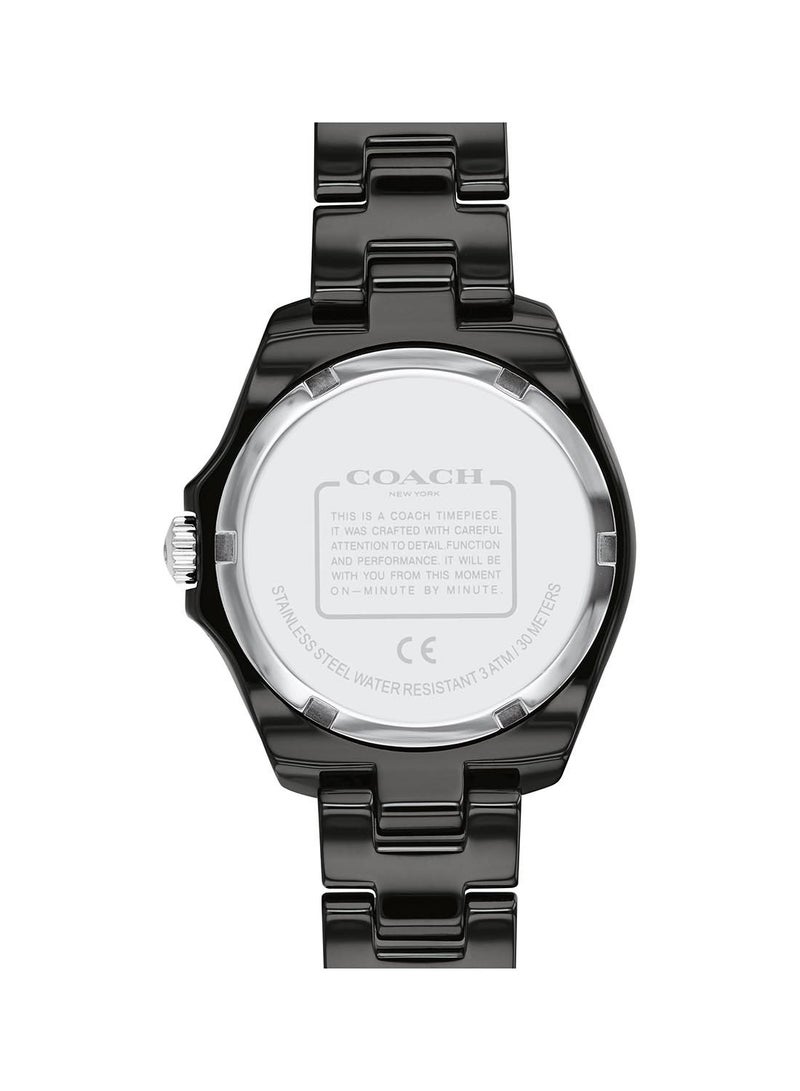 كوتش ساعة بريستون بقرص أسود طراز 14503805 للنساء - Image 2