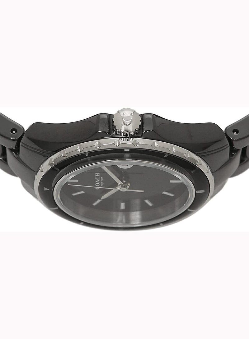 كوتش ساعة بريستون بقرص أسود طراز 14503805 للنساء - Image 5