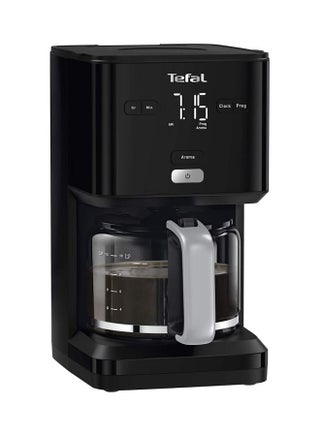 Coffee Machine | Smart'N Light Drip Coffee Maker |  Oversized Water Head Design | Perfect Brewing | 24-Hour Programmable Timer |AROMA Function | 30-Minute Auto-Off |Anti-Drip Serving While Brewing | 2 Years Warranty 1.25 L 1000 W CM600840 Black / Gray - v1674018093/N53378110A_1