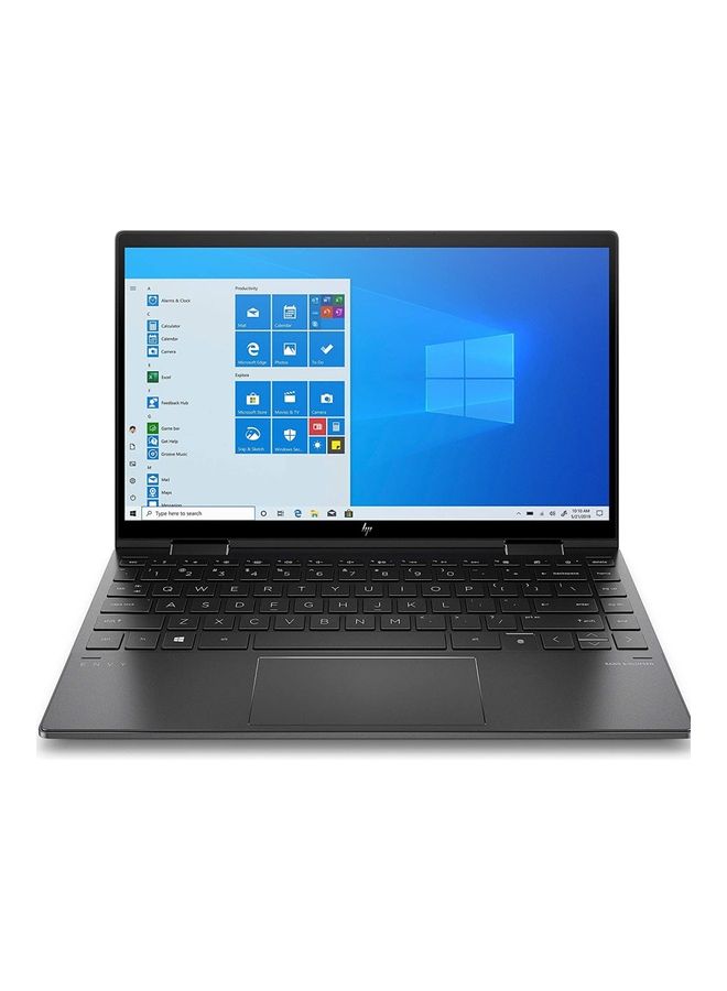 HP ENVY x360 Convertible 2-In-1 13-ay1035nr Laptop With 13.3-Inch FHD IPS Touchscreen Display, AMD Ryzen 7 5800U Processor / 16GB RAM / 512GB SSD / AMD Radeon Graphics / Windows 11 Home / English Nightfall black aluminum  - Image 1