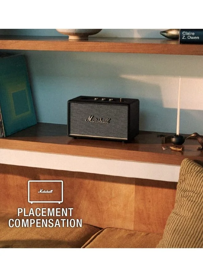 Marshall Stanmore III 50W Premium Home Wireless Speaker With Bluetooth 5.2 And Multiple Inputs - Enjoy Signature Sound Black