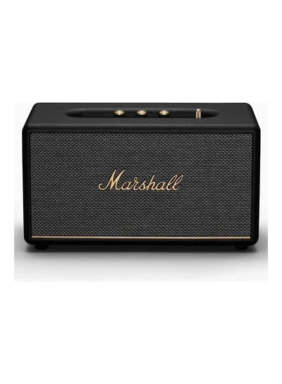 Marshall Stanmore III 50W Premium Home Wireless Speaker With Bluetooth 5.2 And Multiple Inputs - Enjoy Signature Sound Black