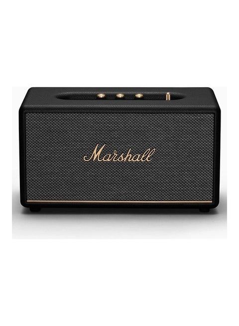 Stanmore III 50W Premium Home Wireless Speaker With Bluetooth 5.2 And Multiple Inputs - Enjoy Signature Sound Black