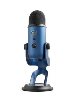 Blue Yeti USB Microphone For Recording Streaming Gaming Podcasting On PC Condenser Mic For Laptop Logitech-Blue Blue