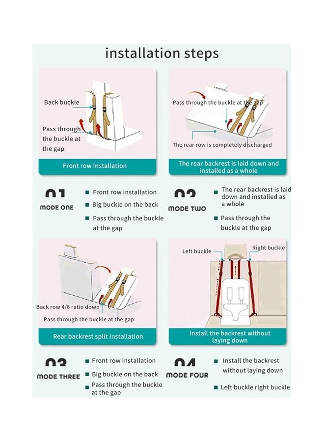 كيدل وسادة مقعد أطفال محمولة قابلة للتنفس - Image 4