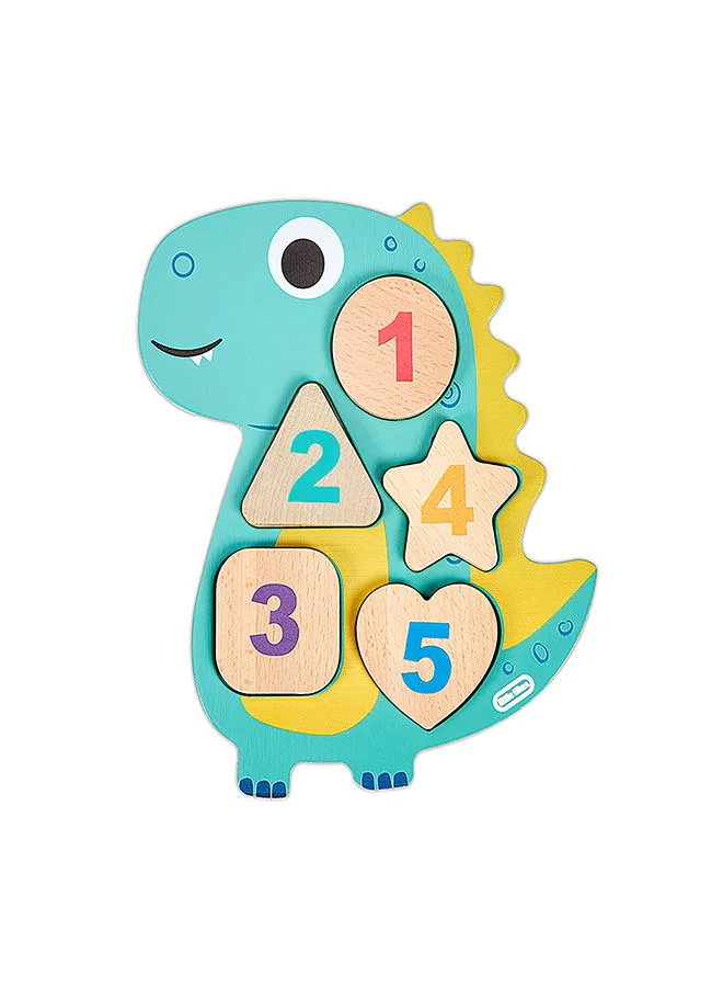 ليتل تايكس Wooden Critters Number Puzzle – Assorted