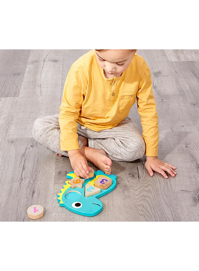 ليتل تايكس Wooden Critters Number Puzzle – Assorted