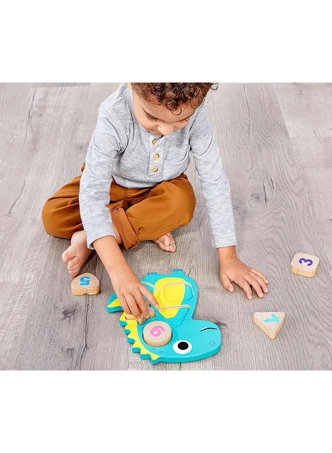 ليتل تايكس Wooden Critters Number Puzzle – Assorted