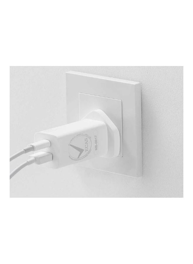Xiaomi 65W GaN Charger Type-A And Type-C White - Image 4