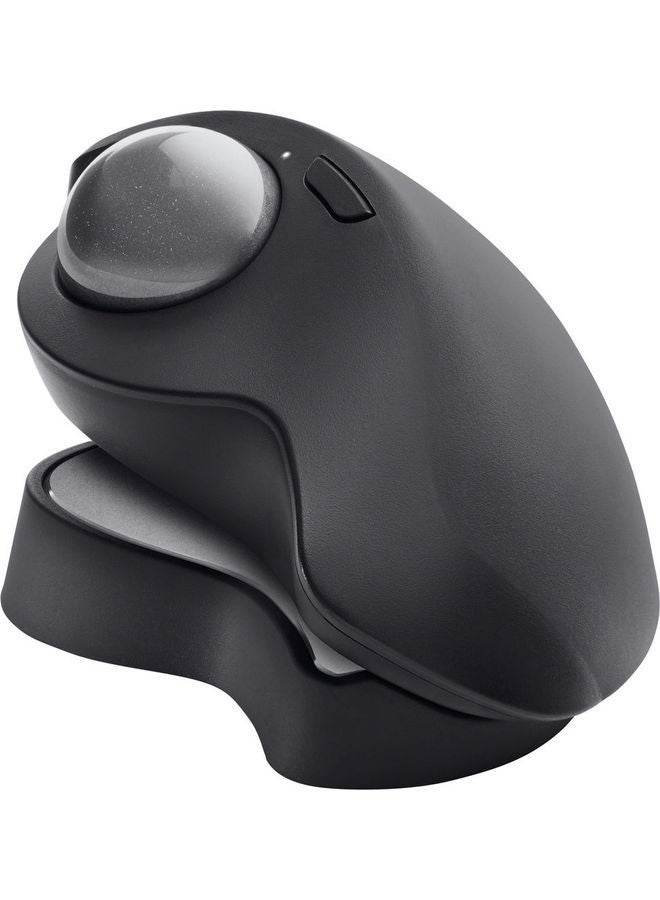 Logitech - MX ERGO Plus Wireless Trackball Mouse Black - Image 1