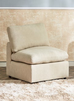 Home Box Signora Armless Chair 1 Seater Beige 106 x 87cmcm  - Image 2
