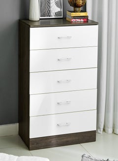 Zegna 5-Drawers Chest Multicolour 100 x 80cm
