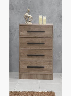 Fleming 4-Drawer Chest Brown