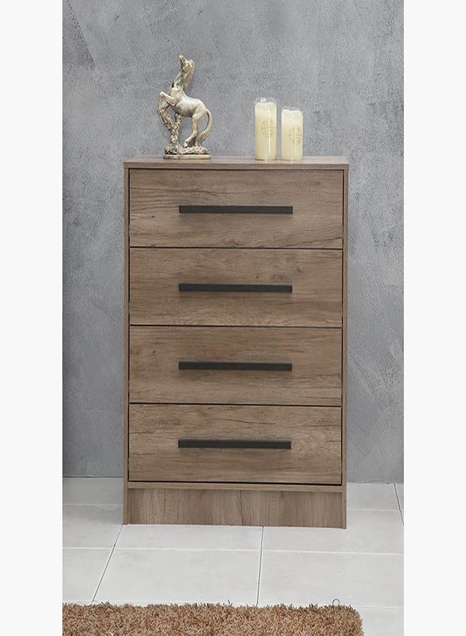 Home Box - Fleming 4-Drawer Chest Brown - Image 1
