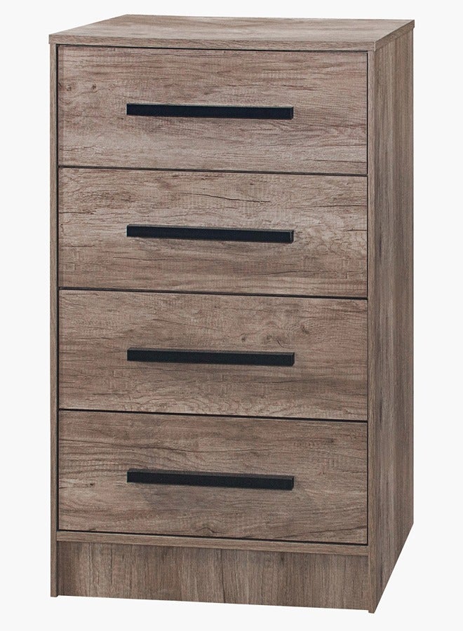 Home Box - Fleming 4-Drawer Chest Brown - Image 1