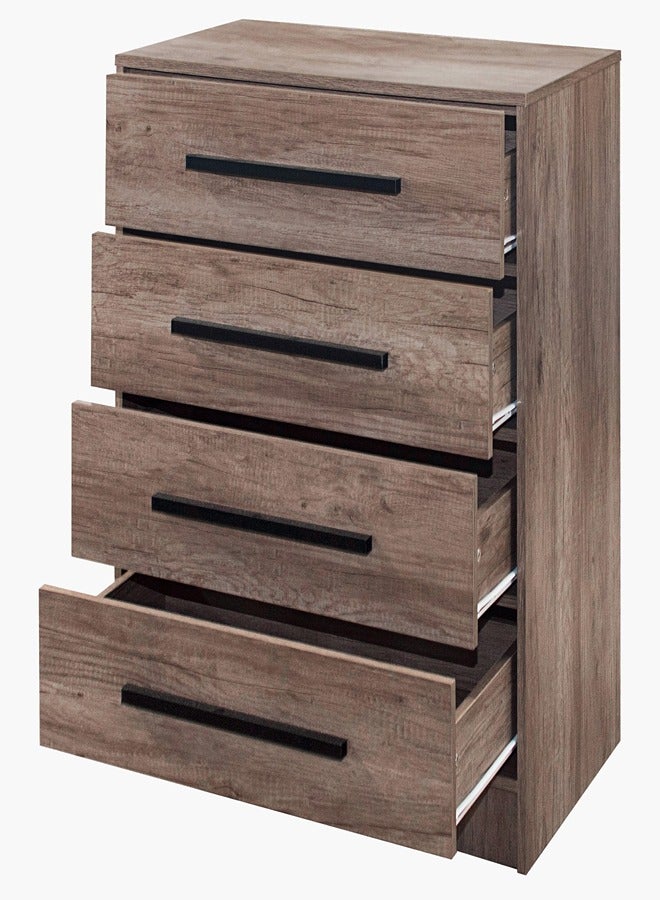 Home Box - Fleming 4-Drawer Chest Brown - Image 1