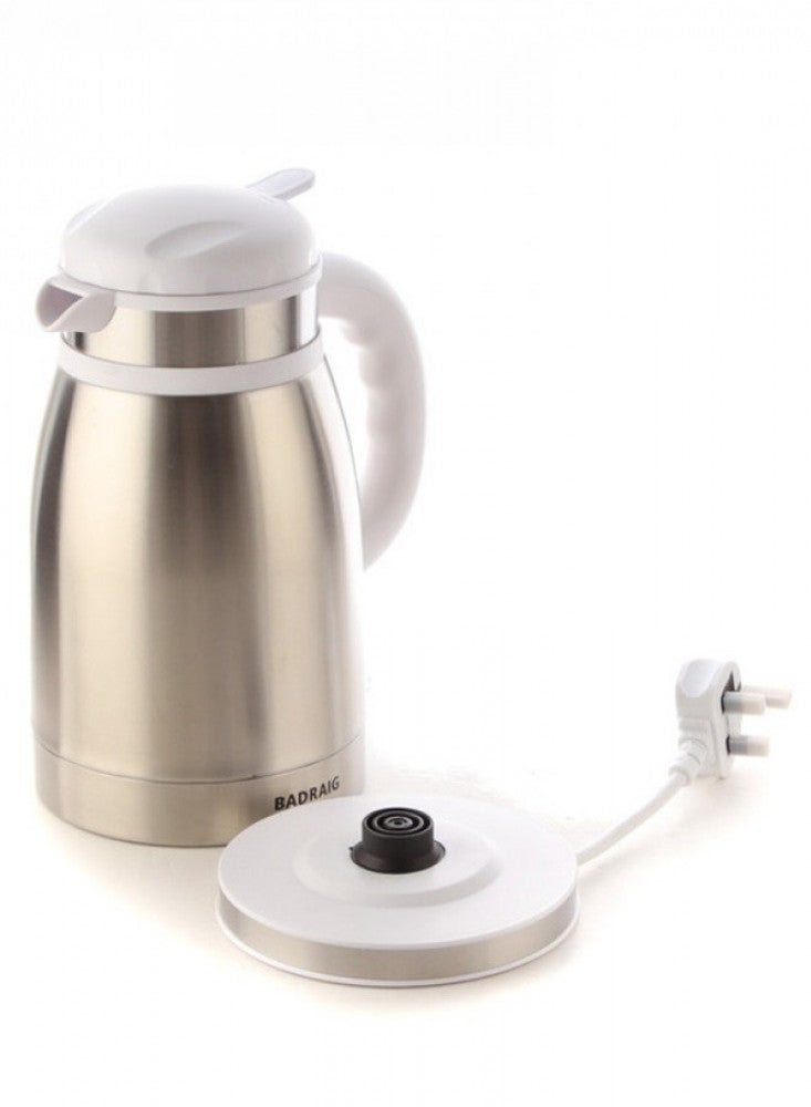 Badraig Water Kettle 1.5 L 1630 W BEK1622 Silver/White  - Image 4