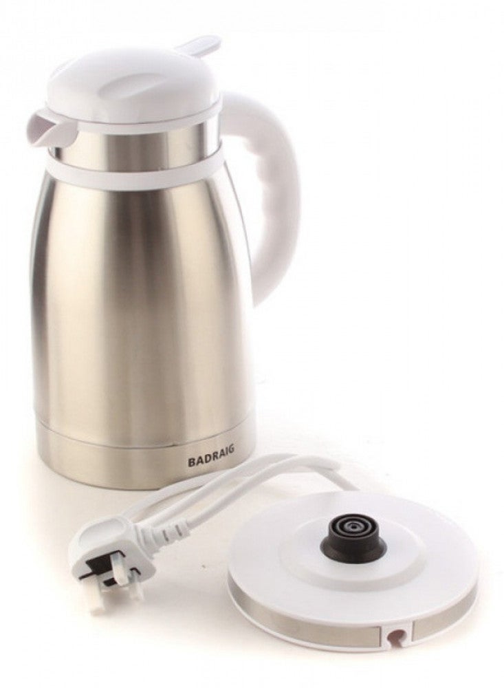 Badraig Water Kettle 1.5 L 1630 W BEK1622 Silver/White  - Image 3