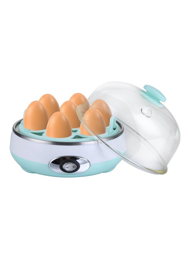 SONASHI - Electrical Egg Boiler - Cooks 7 Eggs at one time | Stainless-Steel Heating Plate with Unbreakable Cover, Measuring Cup and Egg Bowl | Food Grade Material 360 W SEB-77 Blue - Image 1