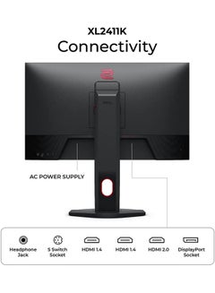 BenQ ZOWIE XL2411K-B 24 Inch Full HD Esports Gaming Monitor with 