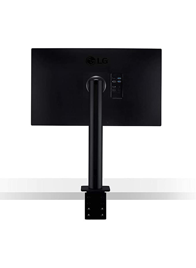 LG - LG 27QN880-B  27" Ergo QHD (2560 x 1440)  IPS Display, VESA Display HDR 400, 5ms (GtG at Faster), Display, HDMI, USB Type-C, sRGB 99% with HDR10 Black - Image 1