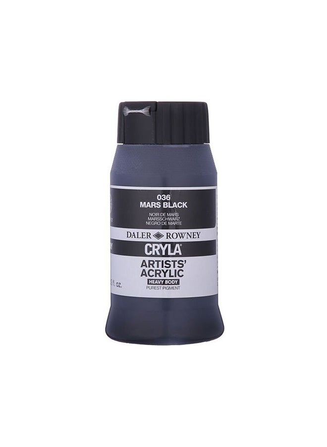 Daler Rowney - Acrylic Color, Burnt Umber - 500 Ml Blue - Image 1