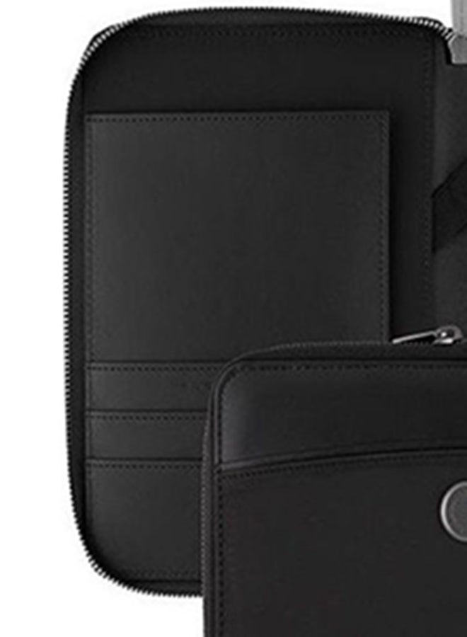 HUGO BOSS - Conference Folder Zip A5 Black - Image 1