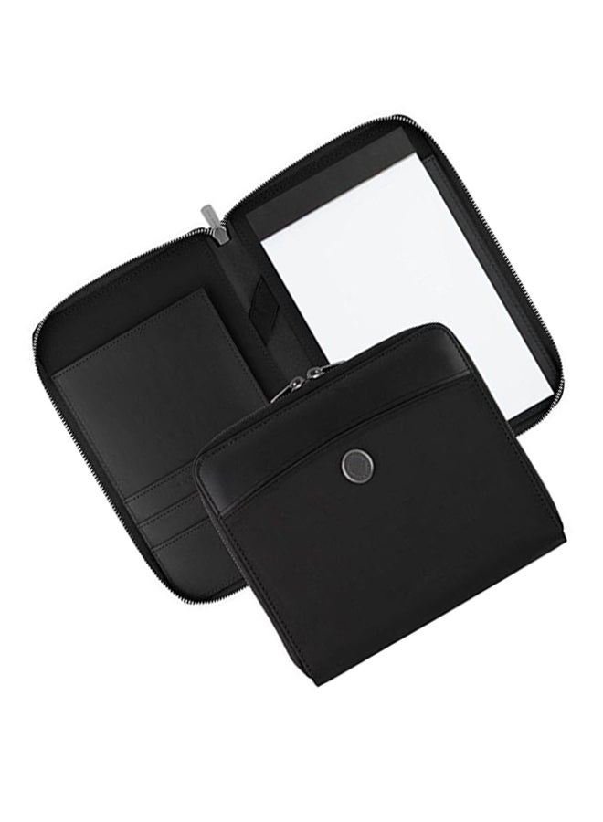 HUGO BOSS - Conference Folder Zip A5 Black - Image 1