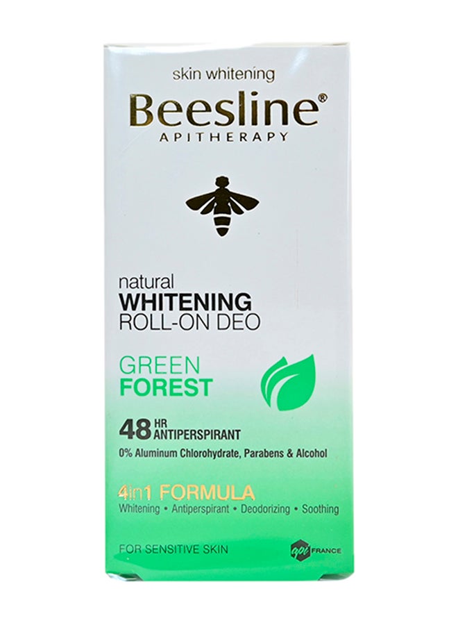 بيزلين مزيل عرق برأس كروي دوار للتفتيح -  جرين فوريست أبيض/أخضر 50ملليلتر - Image 2