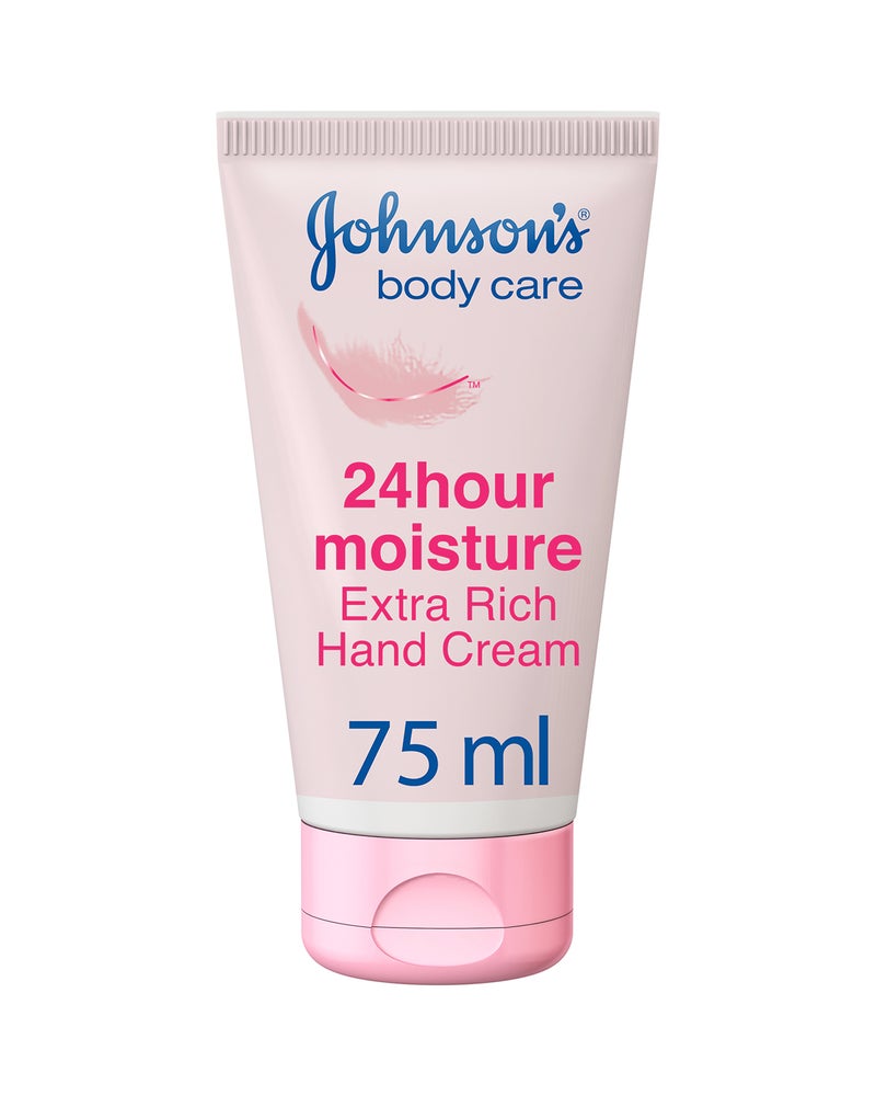 Johnson's - 24 Hour Moisture Rich Hand Cream 75ml - Image 1