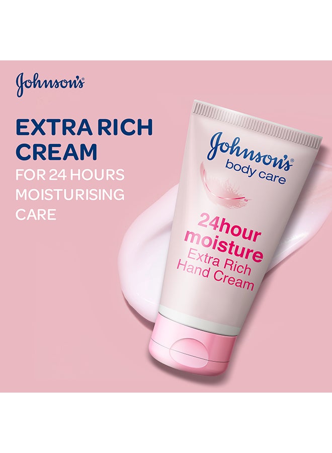 Johnson's - 24 Hour Moisture Rich Hand Cream 75ml - Image 1