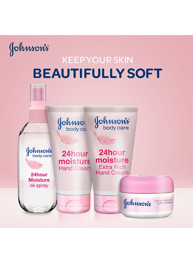 Johnson's - 24 Hour Moisture Rich Hand Cream 75ml - Image 1