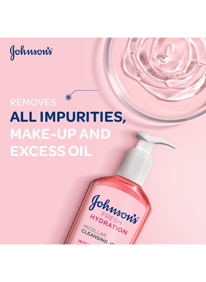 Johnson's - Face Cleanser Fresh Hydration Micellar Cleansing Jelly For Normal Skin - Image 1