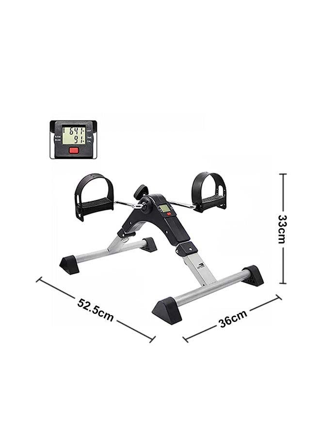 SkyLand Portable Folding Mini Peddler Exercise Bike For Legs & Arms With LCD Screen 38 x 17.5 x 33.5cm  - Image 1