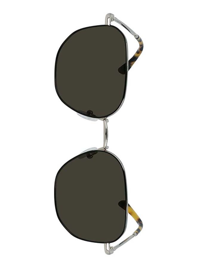 كالفن كلاين نظارة شمسية كاملة الحواف من المعدن بإطار معدل مستطيل الشكل طراز CK21128S-001-5519 - Image 5