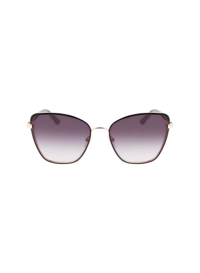 CALVIN KLEIN - Women's Full Rim Metal Butterfly  Sunglasses CK21130S-001-5618 - Image 1