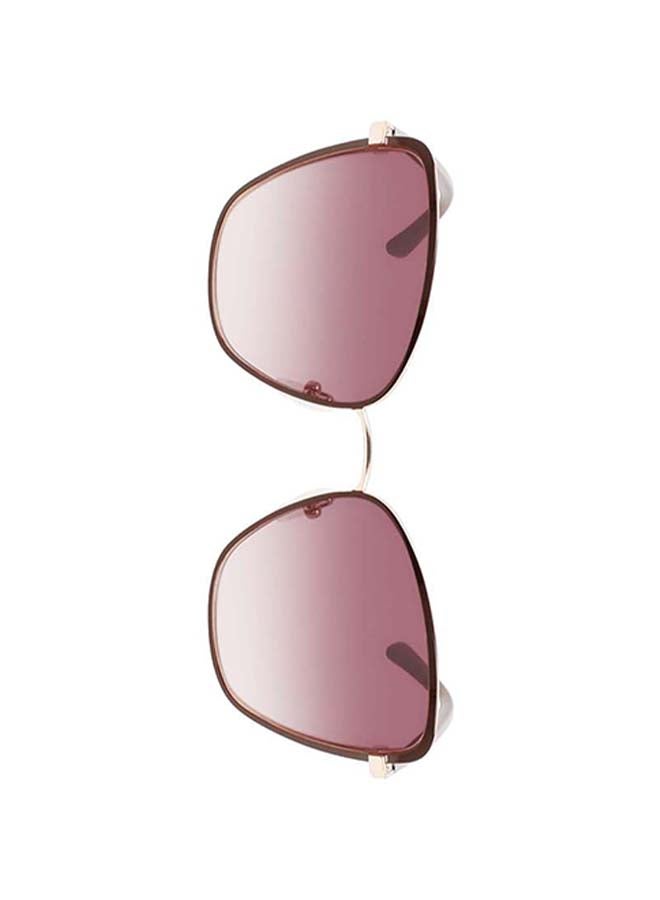 CALVIN KLEIN Women's Full Rim Metal Butterfly  Sunglasses CK21130S-605-5618  - Image 5