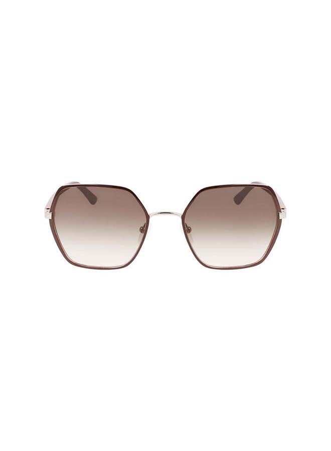 CALVIN KLEIN Women's Full Rim Metal Modified Rectangle  Sunglasses  CK21131S-200-5620  - Image 2