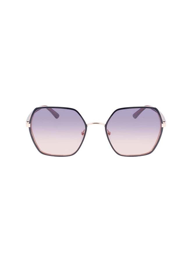 CALVIN KLEIN Women's Full Rim Metal Modified Rectangle  Sunglasses  CK21131S-438-5620  - Image 2