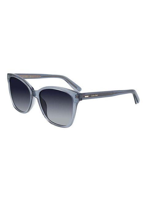 Women's Full Rim Acetate Modified Rectangle  Sunglasses  CK21529S-435-5516