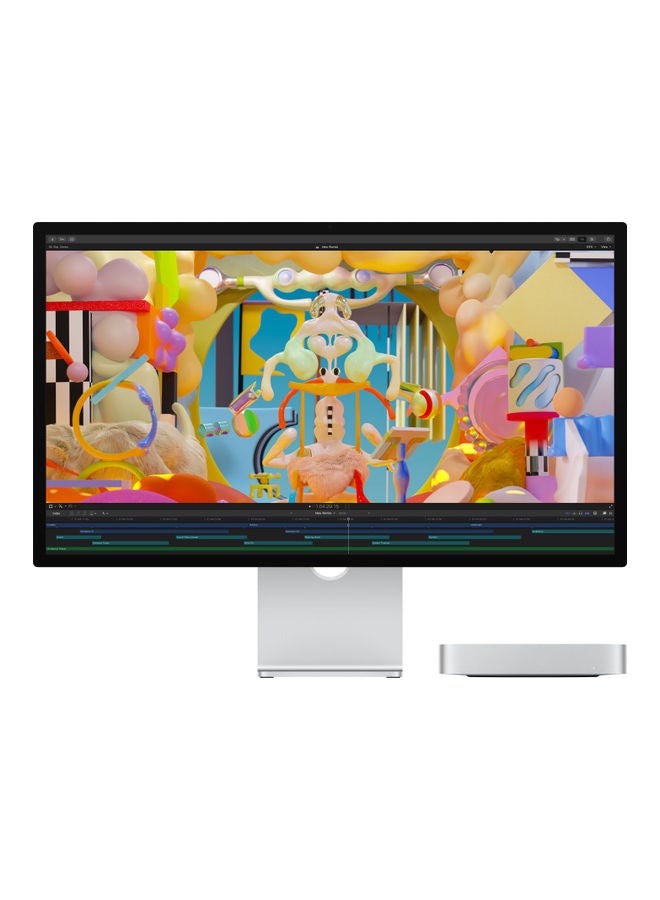 Apple - Mac Mini (2023) Apple M2 Chip With 8-Core CPU And 10-Core GPU Processor/8GB RAM/512GB SSD/Integrated Graphics Silver - Image 1