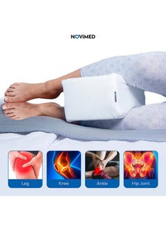 ComfiLife Orthopedic Knee Pillow for Sciatica Relief, Back Pain, Leg Pain,  Pregnancy, Hip and Joint Pain - Memory Foam Wedge Contour