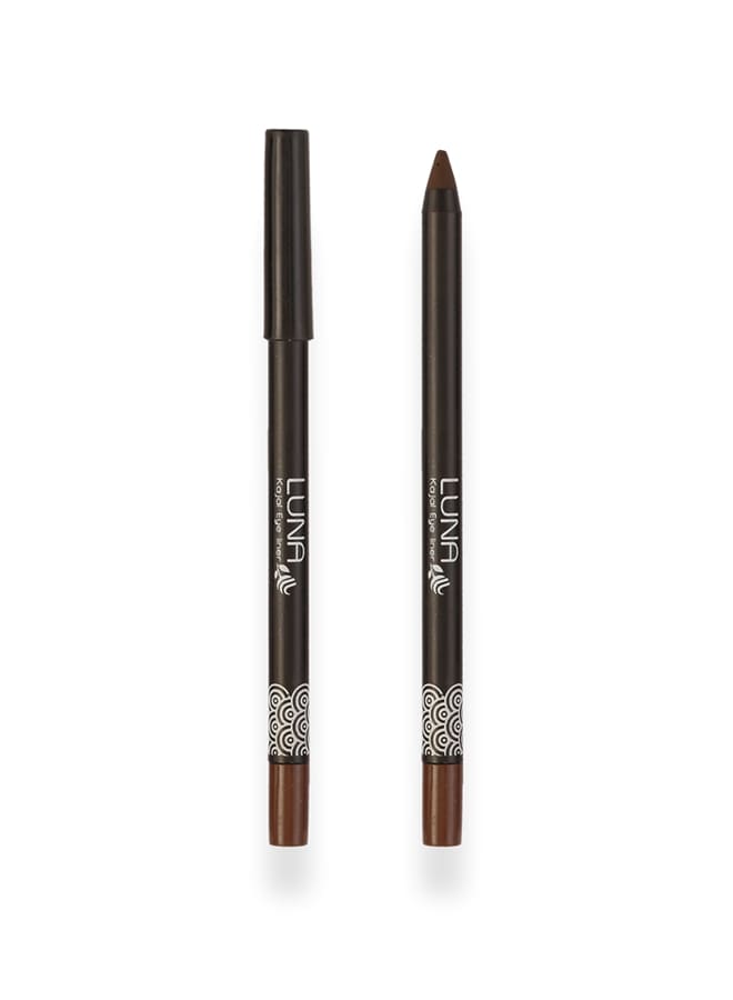 Luna Kajal Soft Eye Liner Pencil - Brown No. 2 Brown 