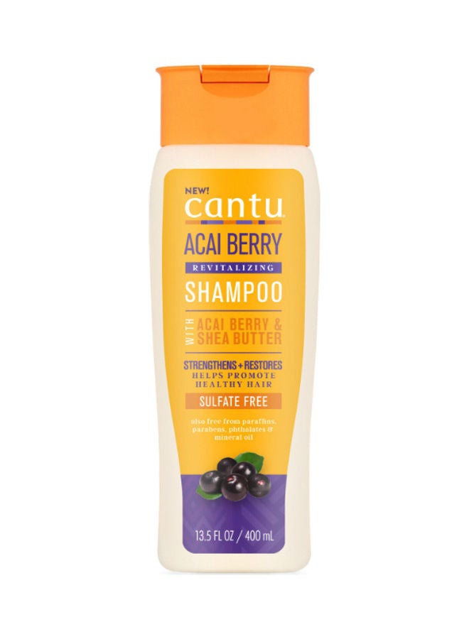 Cantu Acai Berry Revitalizing Shampoo 400ml  - Image 1