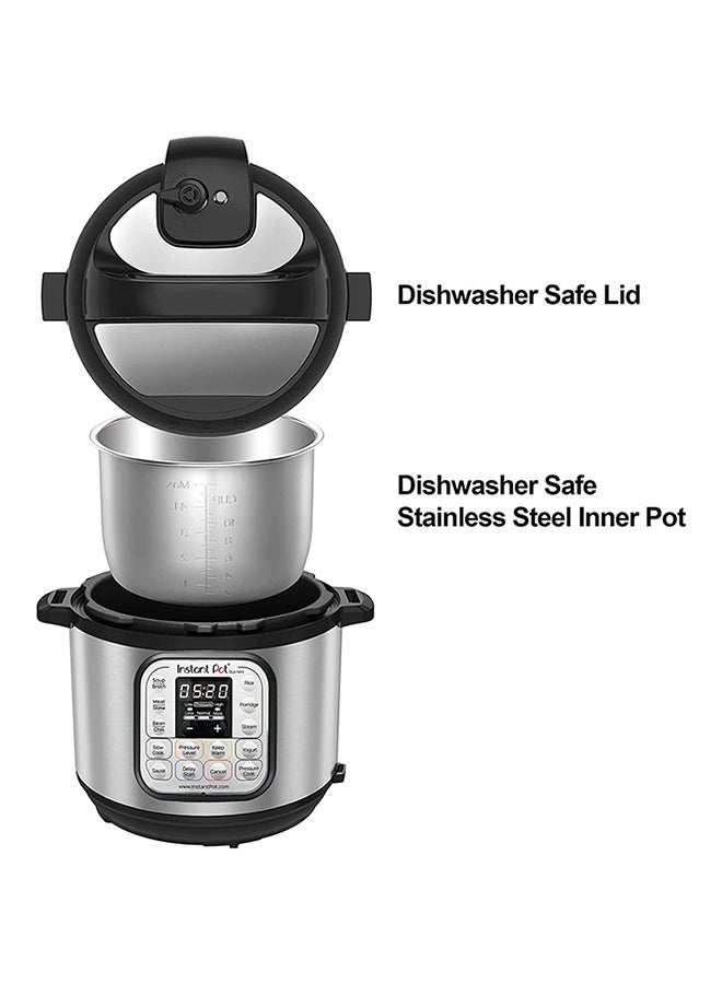 Instant Pot - DUO 6, (6-Quart), 7-In-1 Multi-Use Electric Programmable Pressure Cooker, Multicooker, 13 Smart Programs, Stainless Steel Inner Pot And Advanced Safety Protection 5.7 L 1000 W INP-112-0027-01 Black & Stainless steel - Image 1