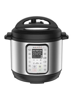 DUO plus 6,9-in-1 Multi-Use Electric Programmable Pressure Cooker, Multicooker, 15 Smart Programs, Stainless Steel Inner Pot And Advanced Safety Protection 5.7 L 1000 W INP-112-0029-01 Black & Stainless steel