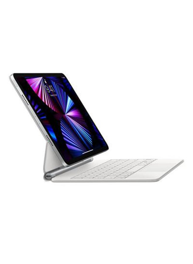 Apple - Magic Keyboard for iPad Air 13-inch (M2) - Arabic - White White - Image 1