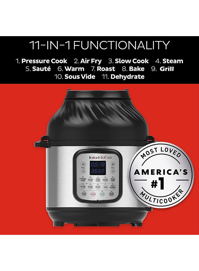 INSTANT - 11-In-1 Electric Pressure Cooker, Multicooker With Air Fryer 7.6 L 1500.0 W INP-140-0035-01-GC Black/Silver - Image 1
