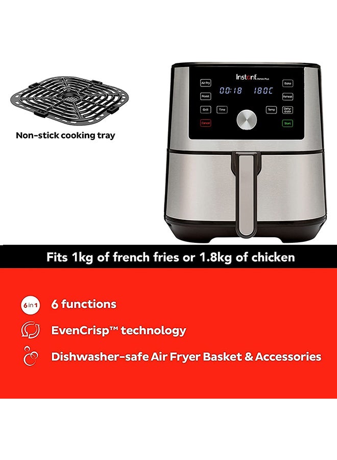 INSTANT - Vortex Air Fryer 6 One-Touch Cooking Programs 3.7 L 1650 W INP-140-3132-01-GC Black/Silver - Image 1